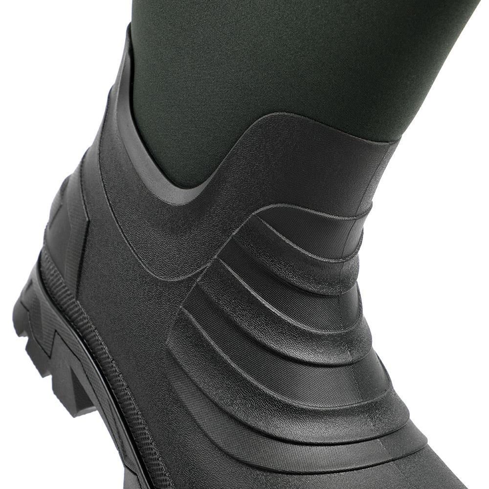 Wide Fit Rugged Water Resistant Wellies - FEI42006 / 328 528 - Green - Image 5