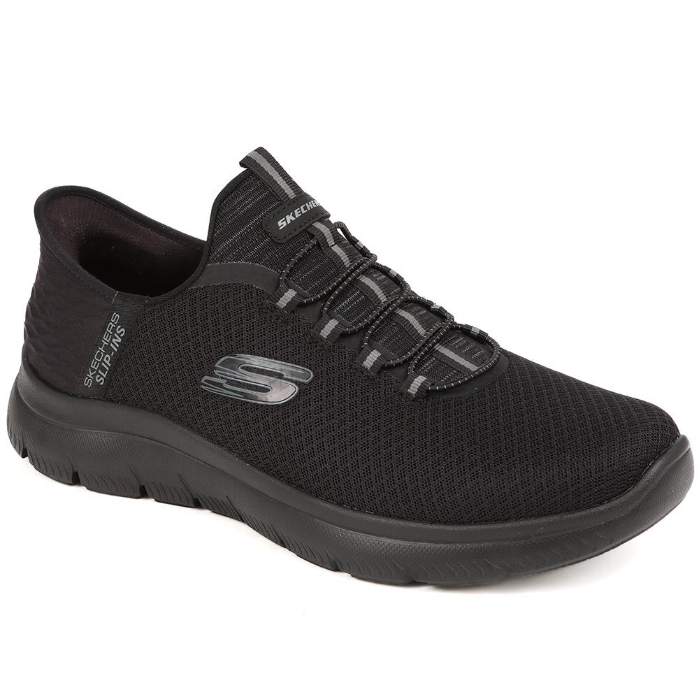 Wide Fit Skechers Slip-ins: Summits - High Range - SKE39041 / 324 777 - Black