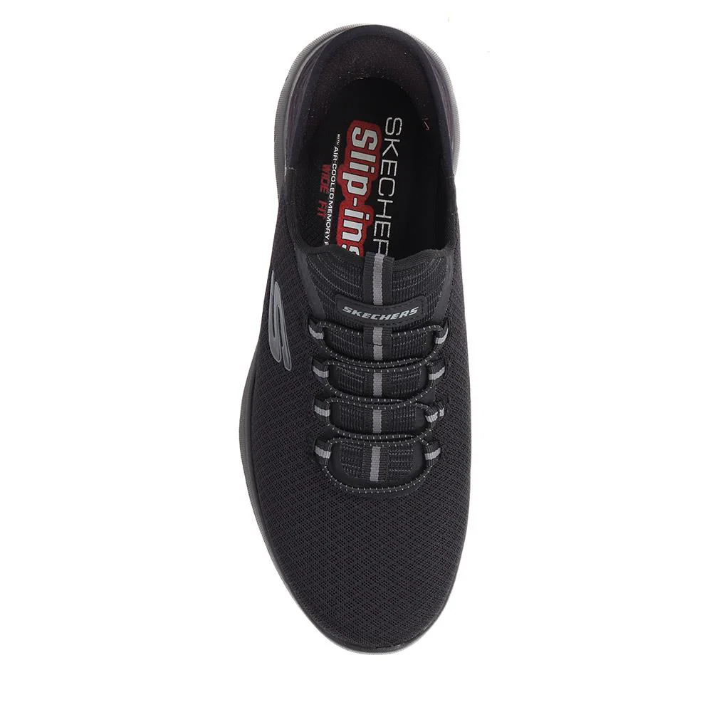 Wide Fit Skechers Slip-ins: Summits - High Range - SKE39041 / 324 777 - Black - Image 6