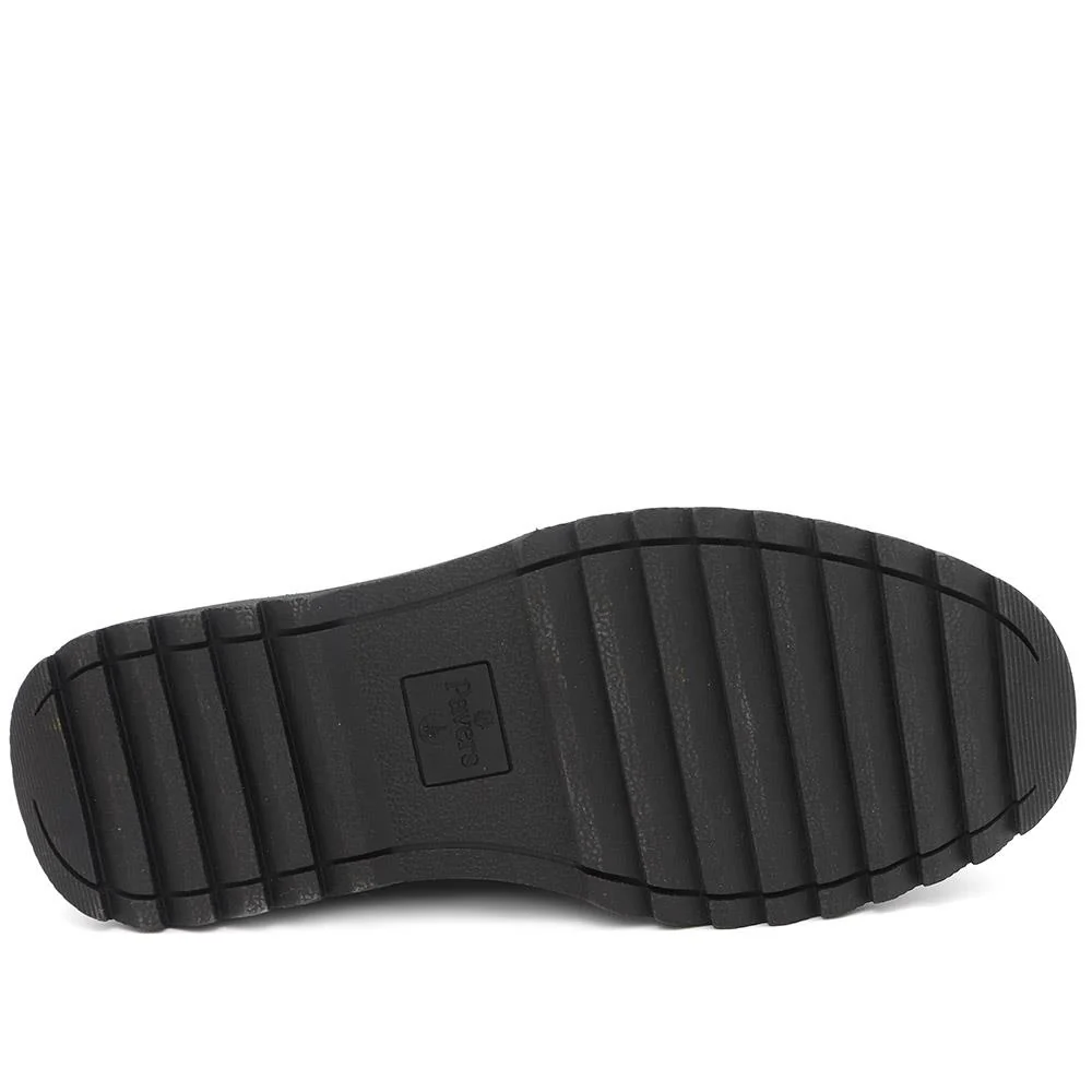Wide Fit Smart Casual Moccasins - XINGH44006 / 330 040 - Black - Image 6