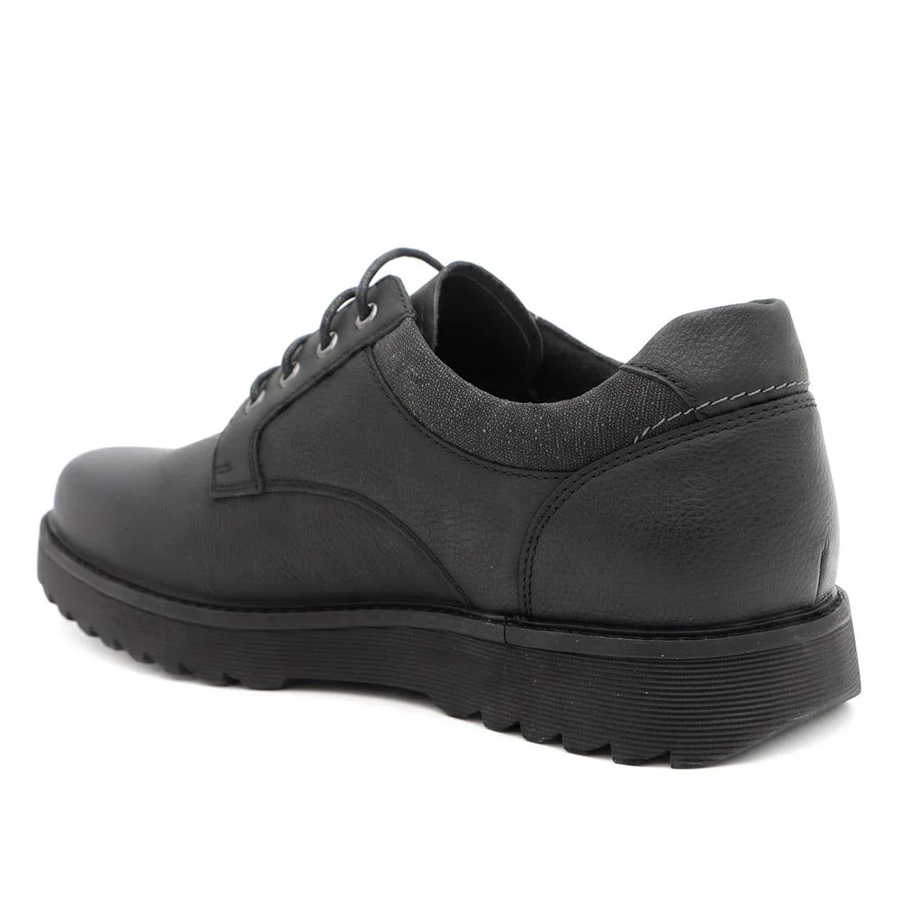 Wide Fit Smart Lace Up Shoes - XINGH44007 / 330 041 - Black - Image 4