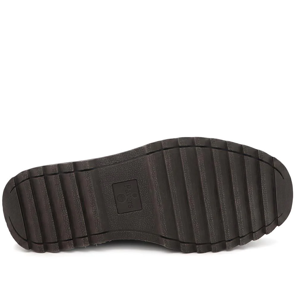 Wide Fit Smart Lace Up Shoes - XINGH44007 / 330 041 - Brown - Image 6