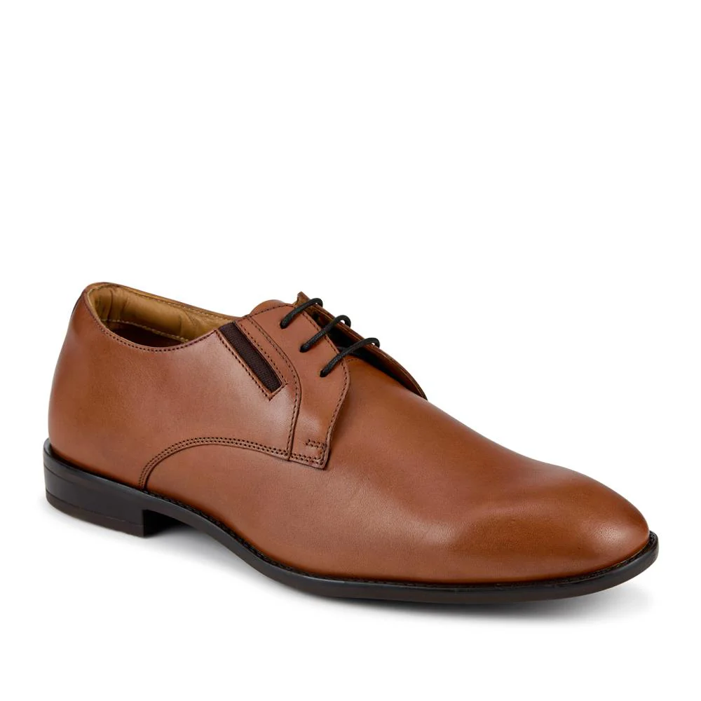 Wide Fit Smart Leather Lace-Up Shoes  - PRFEM42008 / 328 303