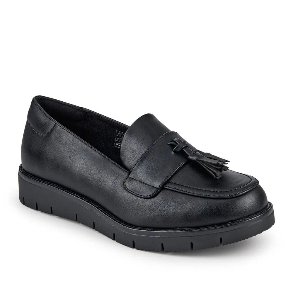 Wide Fit Tasselled Chunky Moccasins - WBINS42075 / 327 926