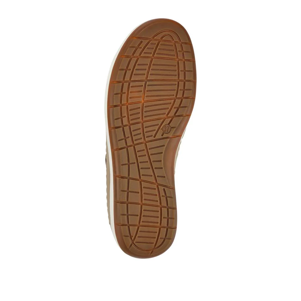 Wide-Fit Touch-Fasten Mary Janes - PARK41031 / 327 061 - Beige - Image 5