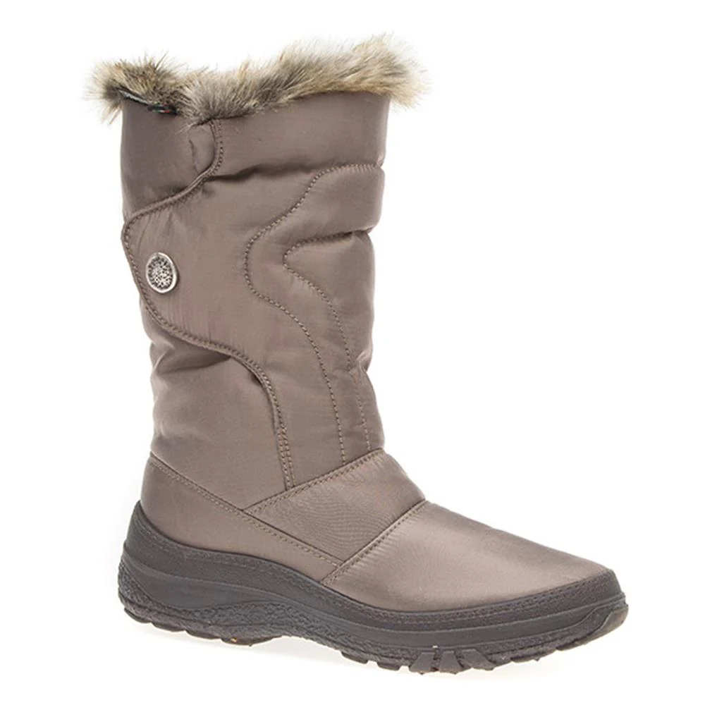 Winter Boot with One Touch Strap & Button - HSEFFE1606 / 124 585 - Bronze