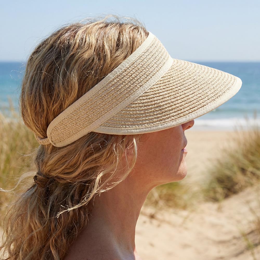 Woven Sun Visor - QIA27007 / 311 602 - Beige - Image 2