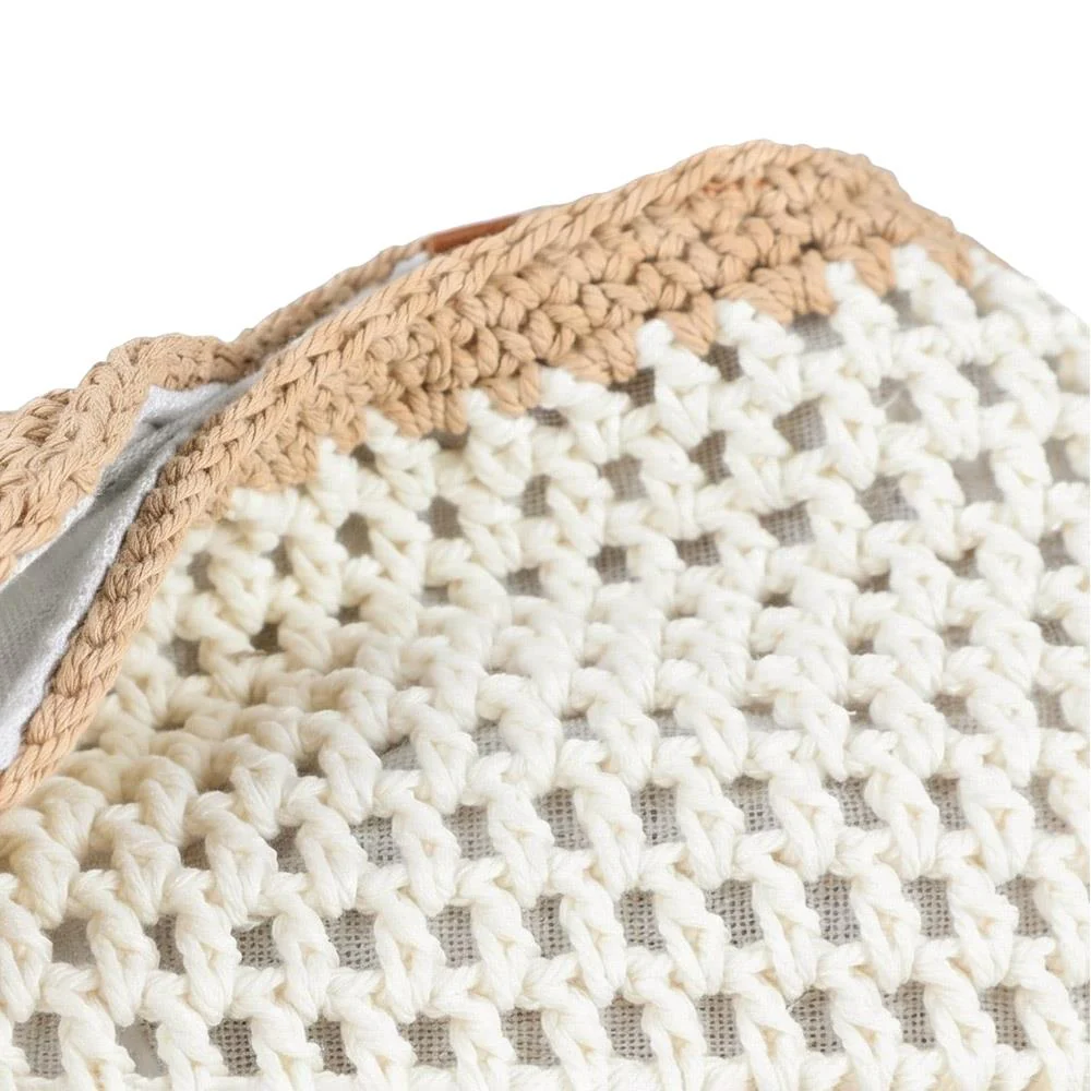 XTI Clip Close Knitted Handbag - XTI44003 / 330 467 - Camel - Image 5