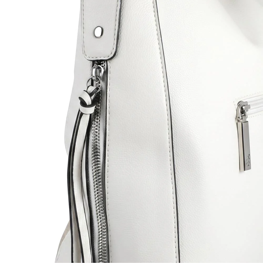 XTI Zip Close Shoulder Bag - XTI44000 / 330 464 - Beige - Image 6