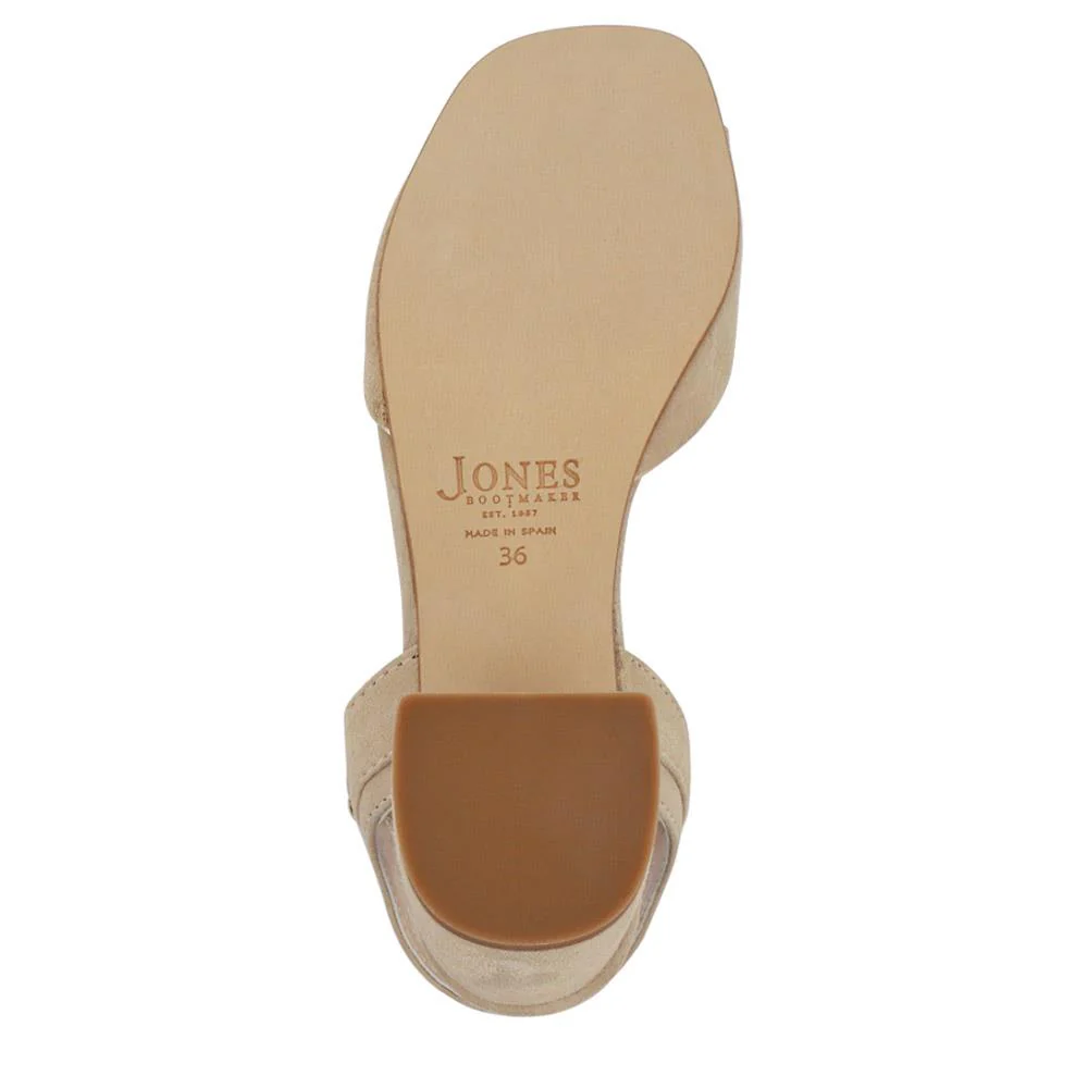 Ymilia Tall Leather Court Shoes - YMILIA / 327 350 - Beige Suede - Image 5