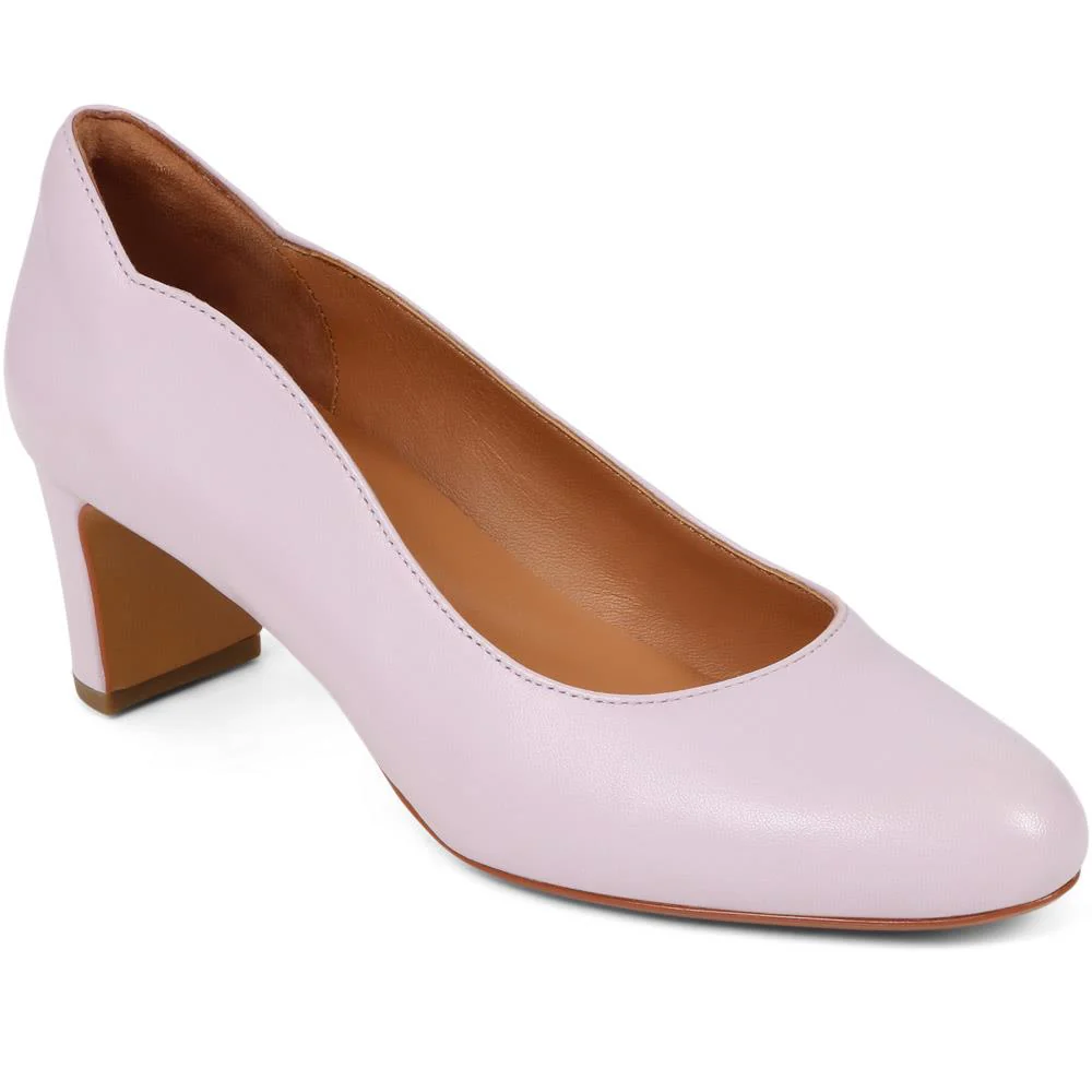 Zoey Leather Court Shoes - ZOEY / 323 597